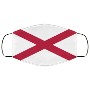 Flag of alabama state Cloth Face Mask Reusable