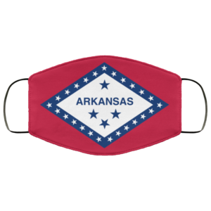 Flag of Arkansas state Cloth Face Mask Reusable