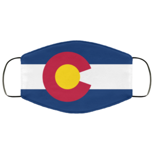 Flag of Colorado state Cloth Face Mask Reusable