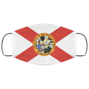 Flag of Florida state Cloth Face Mask Reusable