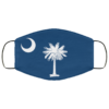 Flag of South Carolina state face mask Washable Reusable