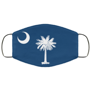 Flag of South Carolina state face mask Washable Reusable