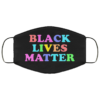 BLACK LIVES MATTER RAINBOW Face Mask