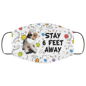 Cat stay 6 feet away Face Mask