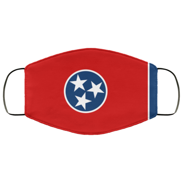 Flag of Tennessee state face mask Washable Reusable