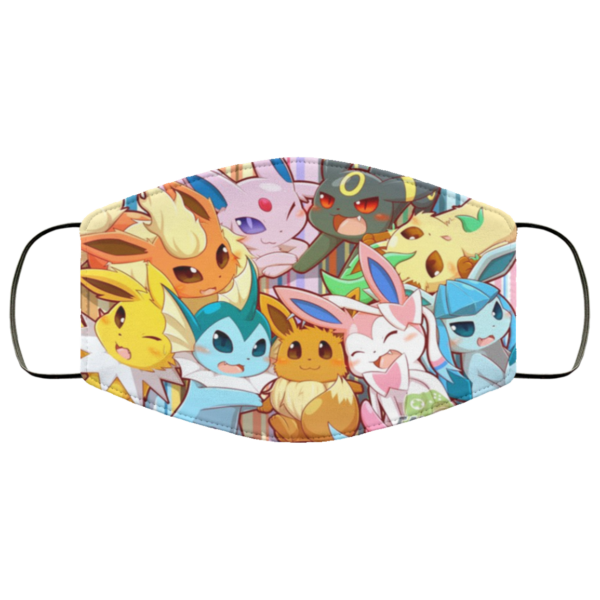 Game Of Eevee Face Mask Reusable