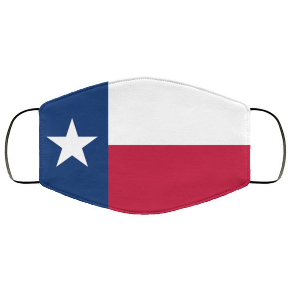 Flag of Texas state face mask Washable Reusable