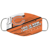 This Is How I Save The World Chicago Bears Cloth Face Mask
