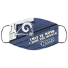 This Is How I Save The World Los Angeles Rams Cloth Face Mask