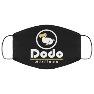 Dodo Airlines Face Mask Reusable