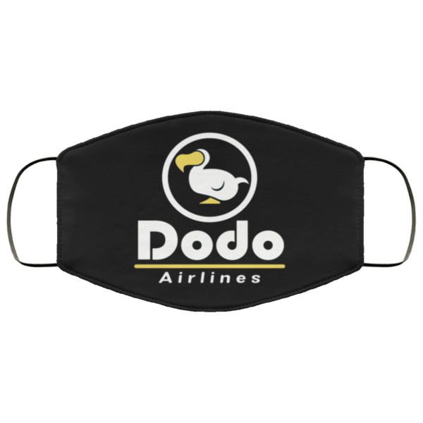 Dodo Airlines Face Mask Reusable