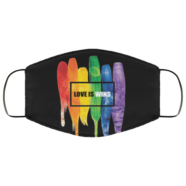 Love Is Wins Reusable Face Mask