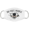 Screaming Chihuahua colorful – six feet people Face Mask