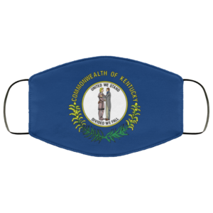 Flag of kentucky state face mask