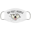 Screaming Chihuahua colorful – six feet people Face Mask
