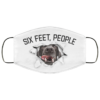 Boston Terrier Dog Breed six feet people Face Mask