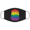 LGBT Pride Every one is welcome here face mask Washable Reusable