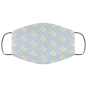 Baby Blue Daisies Face Mask