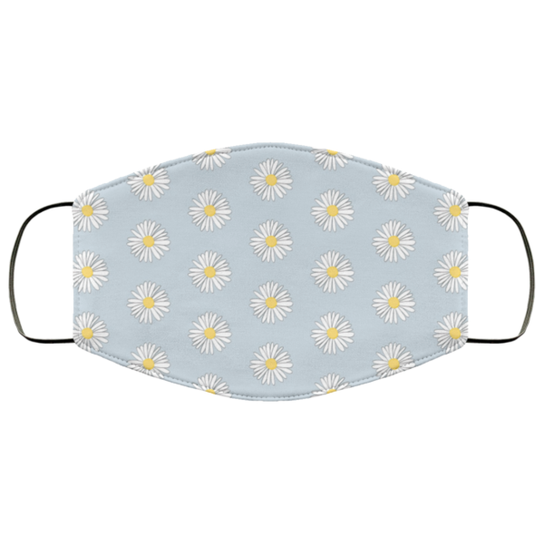 Baby Blue Daisies Face Mask