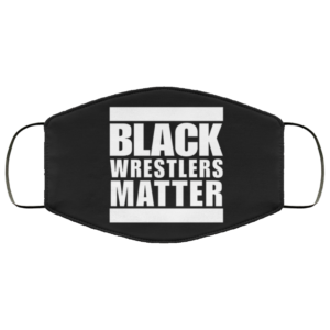 Black wrestlers matter face mask Washable Reusable