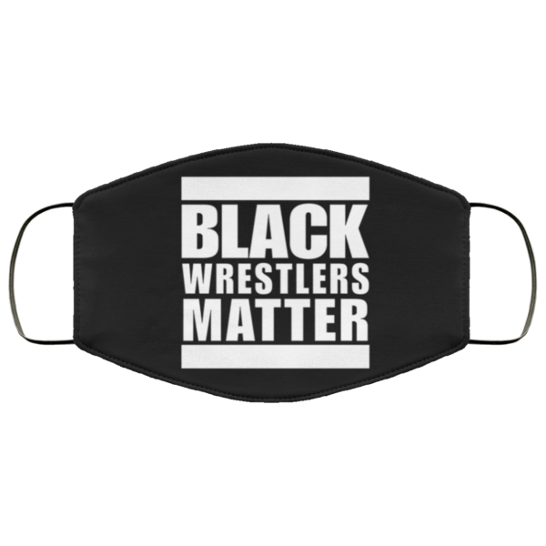 Black wrestlers matter face mask Washable Reusable