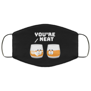 Funny Neat Scotch Whiskey Whisky Apparel Face Mask