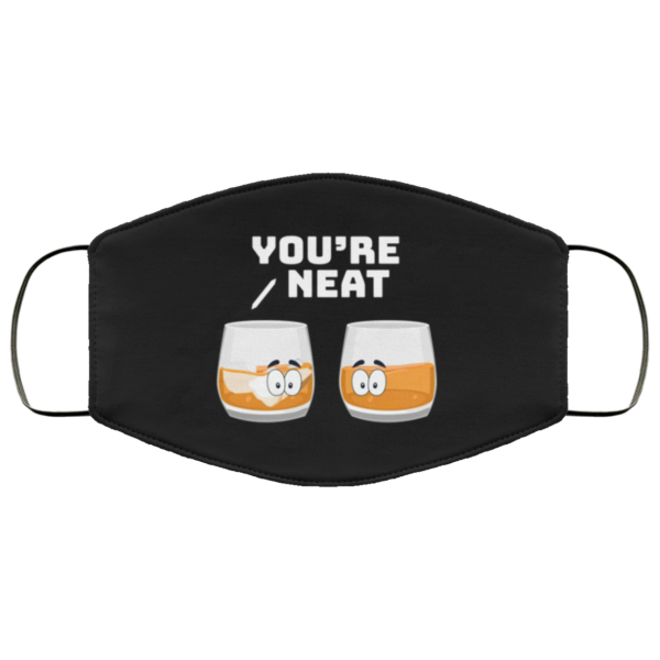 Funny Neat Scotch Whiskey Whisky Apparel Face Mask
