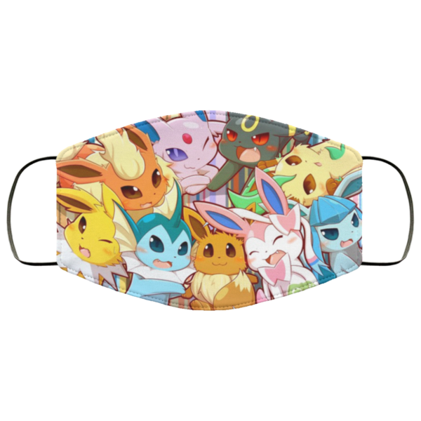 Game Of Eevee Face Mask Reusable