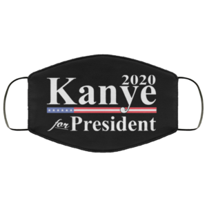 Kanye For President 2020 face mask Washable Reusable