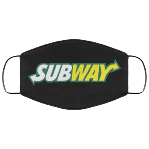 Subway face mask Washable Reusable