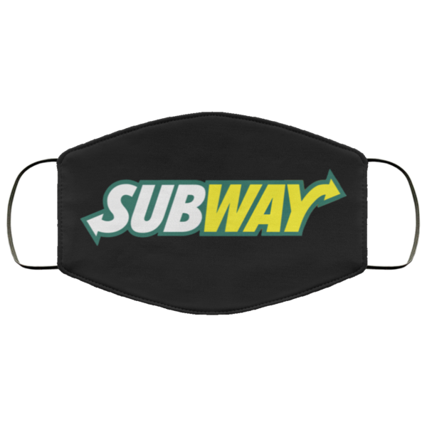 Subway face mask Washable Reusable