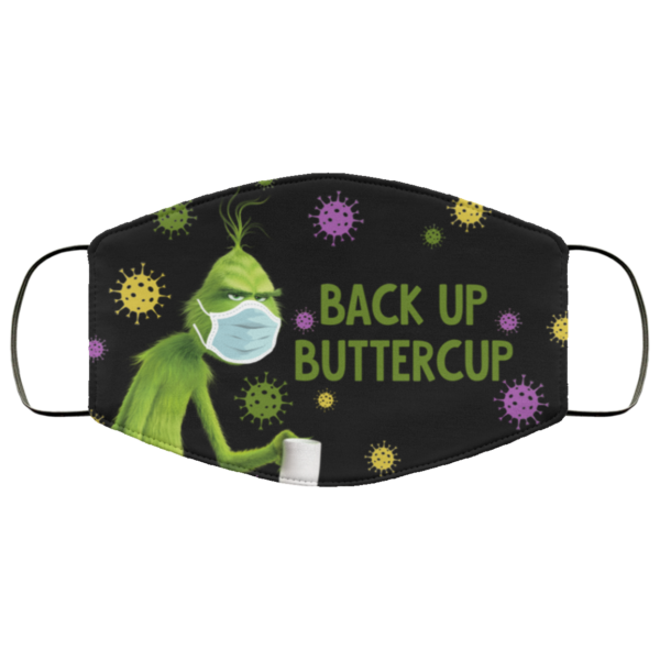 Grinch Back Up Bettercup Funny Face Mask