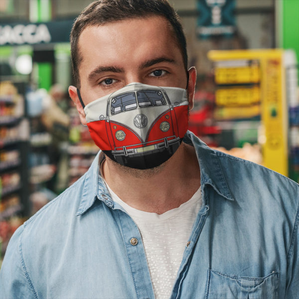 Camping Bus Van Face Mask