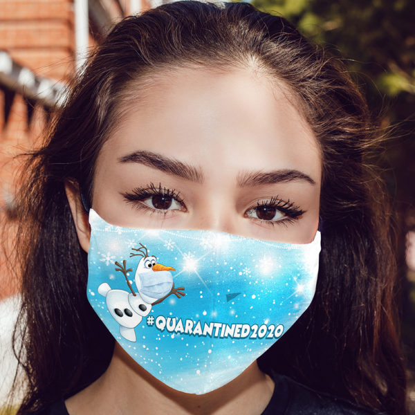 Olaf Quarantined 2020 Face Mask