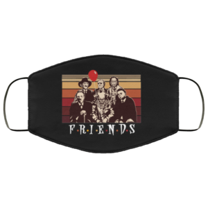 Horror Friends Vintage Face Mask