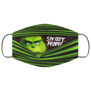Six Feet People Funny Grinch Face Mask