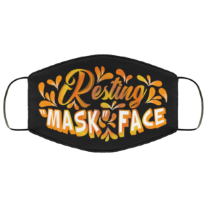 Resting Mask Face Sarcastic Novelty Mask Face Mask
