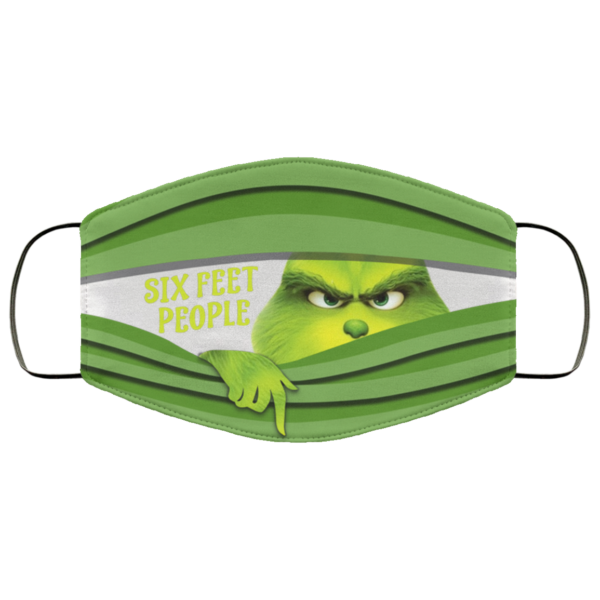 Grinch Six Feet People Face Mask