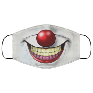 Horror Halloween Movie Retro Mask IT Mouth Mask Balloon Pennywise Killer Face Mask