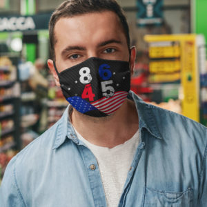8645 2020 American Flag Anti Donald Trump Face Mask