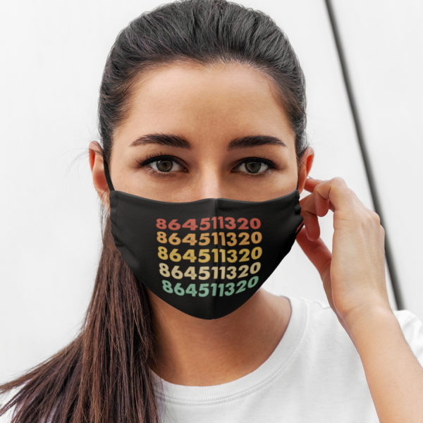 864511320 Mask  Anti Trump Impeach Vote Out 8645 2020 Election Face Mask