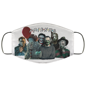Friends Horror Movies Creepy Halloween Characters Face Mask