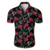 Chicago bears tropical flower Hawaiian Beach Shirt