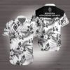Carolina panthers tropical flower Hawaiian Beach Shirt