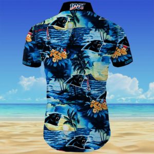 Carolina panthers Summer Short Sleeve Hawaiian Beach Shirt