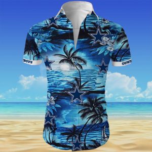 Dallas cowboys team Summer Short Sleeve Hawaiian Beach Shirt