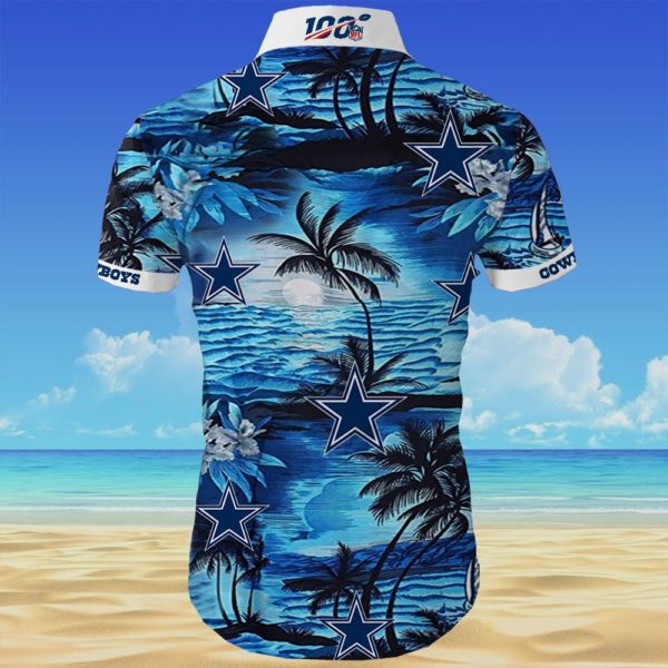 Dallas cowboys team Summer Short Sleeve Hawaiian Beach Shirt
