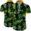 Kansas city chiefs cannabis Summer Short Sleeve Hawaiian Beach Shirt
