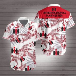 International harvester Hawaiian Beach Shirt