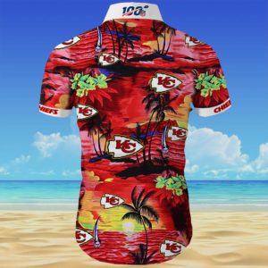 Kansas city chiefs cannabis Summer Short Sleeve Hawaiian Beach Shirt